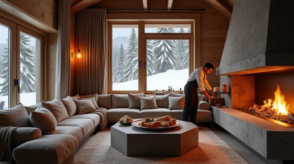 Chalet à Courchevel : déléguer les repas à un chef privé