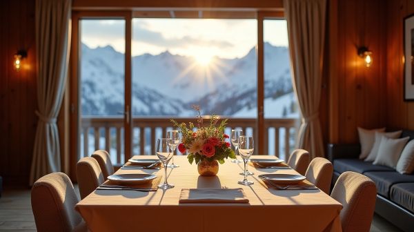 Chalet à Courchevel : déléguer les repas à un chef privé